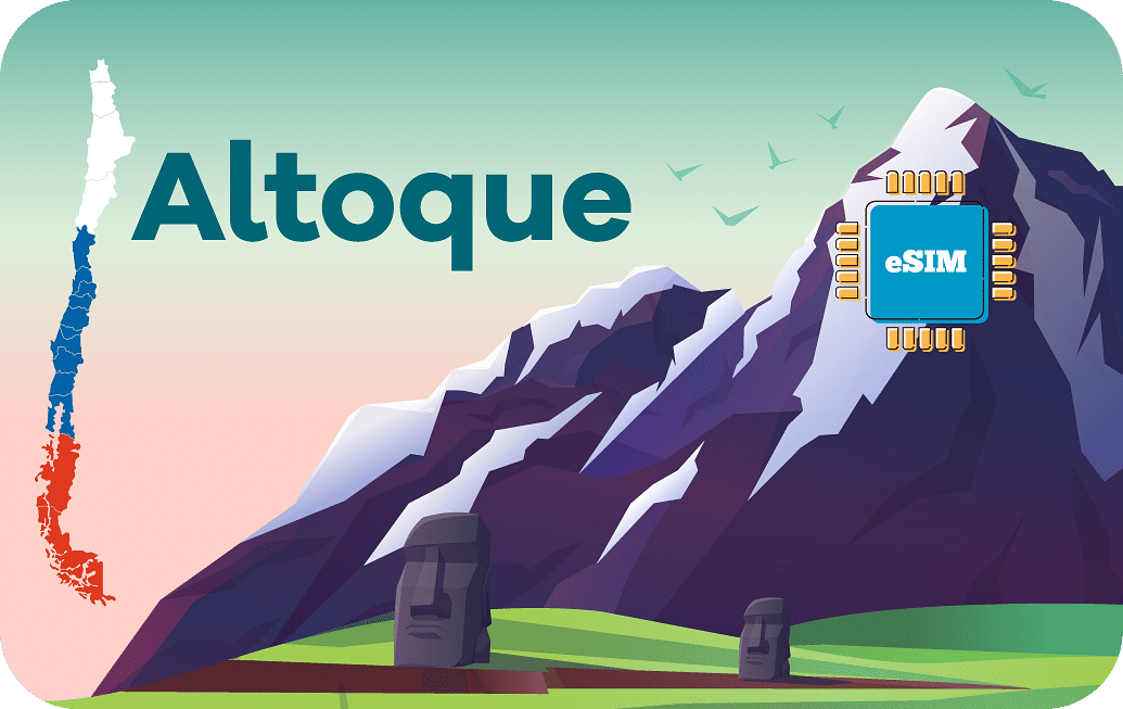 Chile eSIM with 20GB data and 500 SMS and 500 minutes local call for 30 days