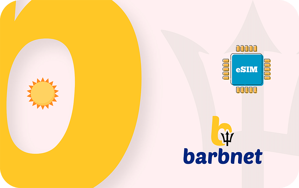 Barbados eSIM with 1GB data for 7 days
