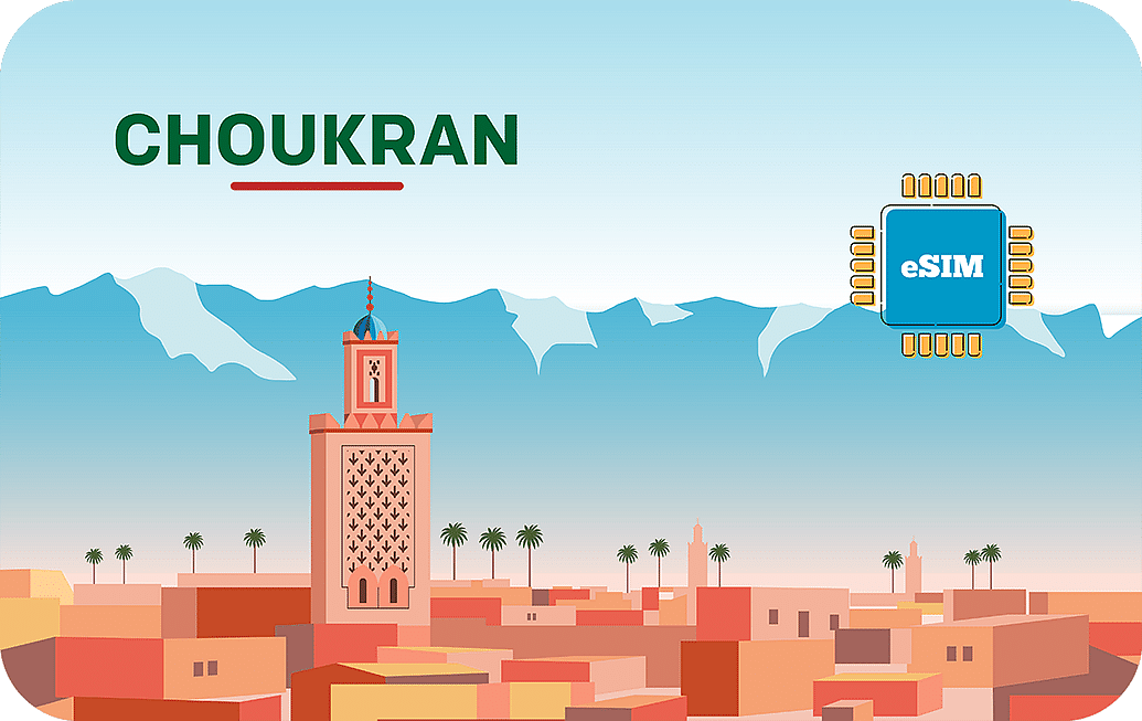 Morocco eSIM with 5GB data for 30 days