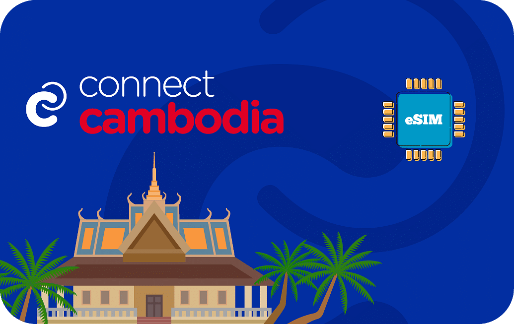Cambodia eSIM with 20GB data for 30 days