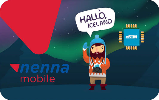 Iceland eSIM with 3GB data for 30 days