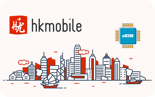 Hong Kong eSIM with 10GB data for 30 days