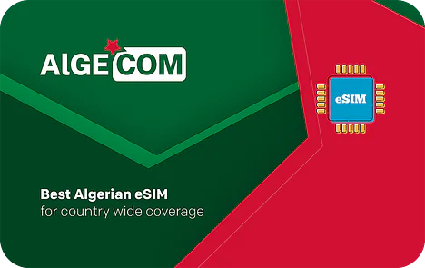 Algéria 5GB adatforgalmú eSIM 30 napig