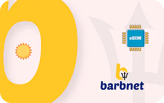 Barbados eSIM z transferem danych 1 GB przez 7 dni