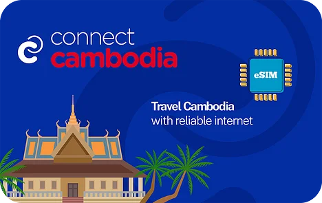 Kambodża eSIM z transferem danych 5 GB przez 30 dni