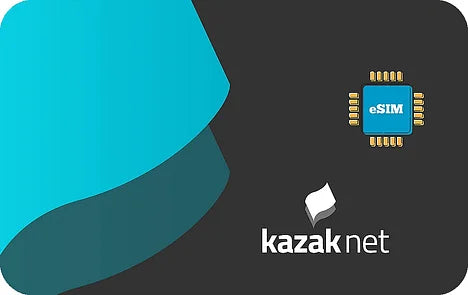 Kazachstan eSIM z transferem danych 3 GB przez 30 dni