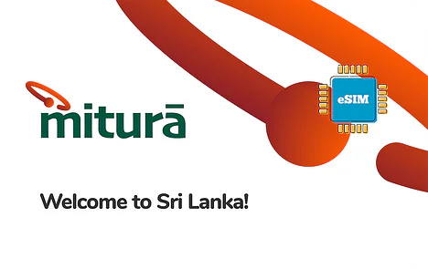 Sri Lanka eSIM z transferem danych 3 GB przez 30 dni