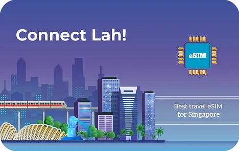 Szingapúr 20GB adatforgalmú eSIM 30 napig
